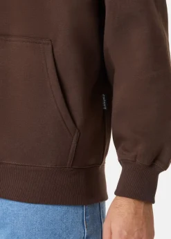 Outlet Streetworld Classic Zip Hoodie Brown