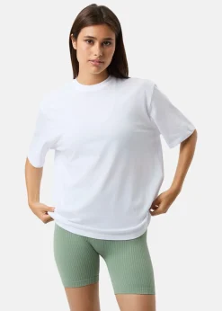 Outlet Björn Borg STUDIO OVERSIZED T-SHIRT BRILLIANT WHITE