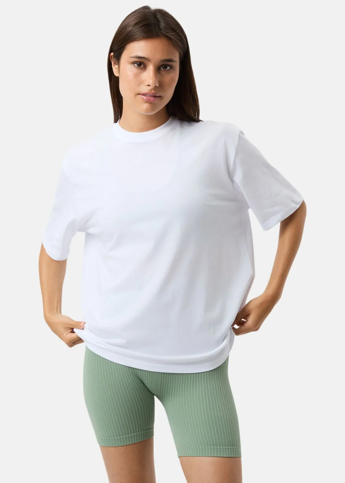 Outlet Björn Borg STUDIO OVERSIZED T-SHIRT BRILLIANT WHITE