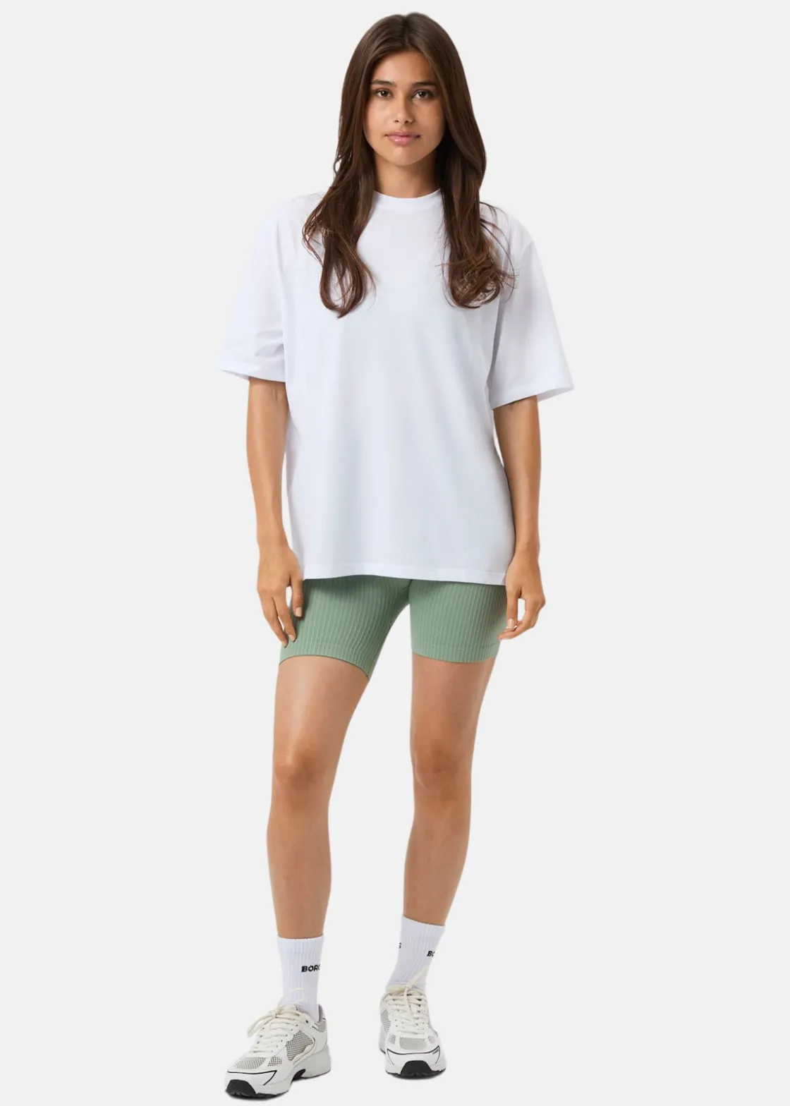 Outlet Björn Borg STUDIO OVERSIZED T-SHIRT BRILLIANT WHITE