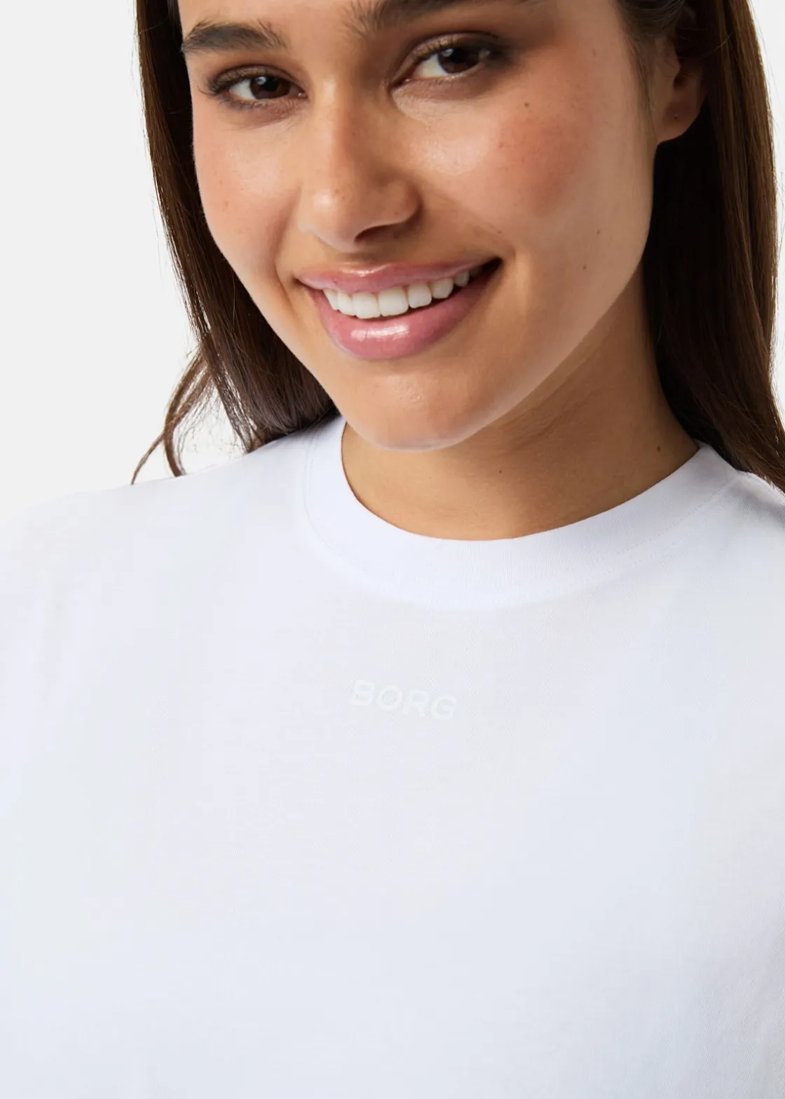 Outlet Björn Borg STUDIO OVERSIZED T-SHIRT BRILLIANT WHITE