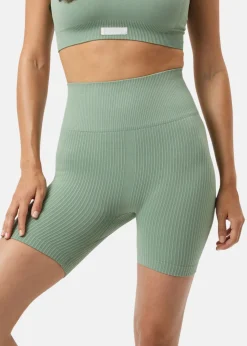 Björn Borg STUDIO SEAMLESS RIBBED SHORTS LILY PAD