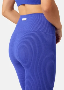 Hot Björn Borg STUDIO SEAMLESS RIBBED TIGHTS CLEMATIS BLUE