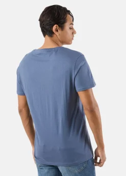 Best Denim Factory Surfer Van Tee Denim Blue