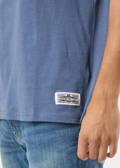 Best Denim Factory Surfer Van Tee Denim Blue