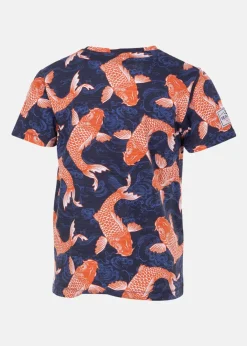 Seaside Sushi Tee JR Navy/Red