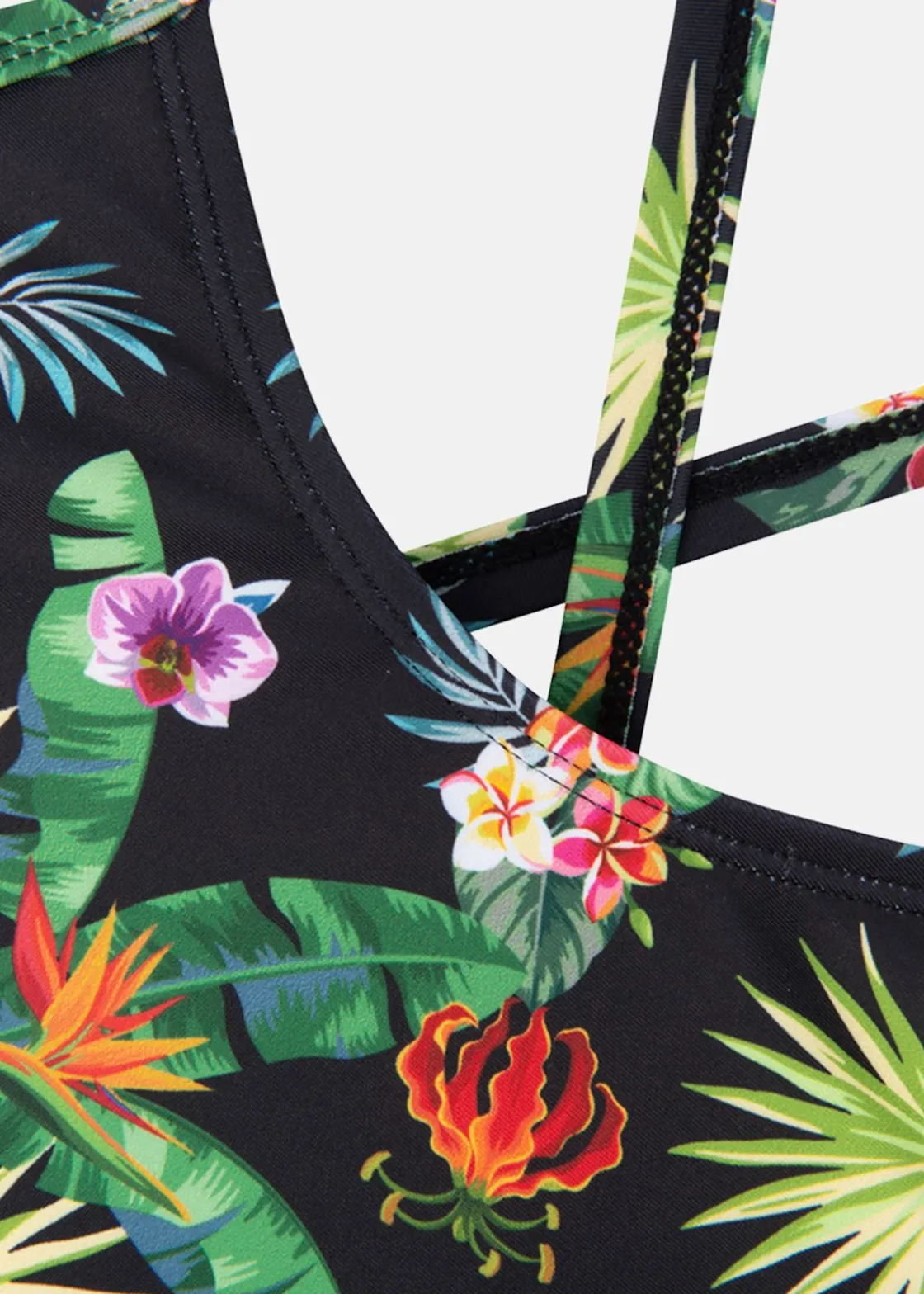 Best Blount & Pool Swimsuit Flower JR Black Pineapple