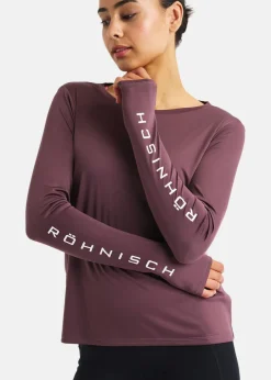 Discount Röhnisch Team Logo Long Sleeve Huckleberry