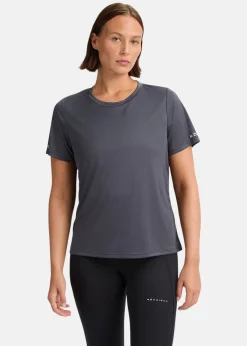 Online Röhnisch Team Logo Tee Dk Grey Plum