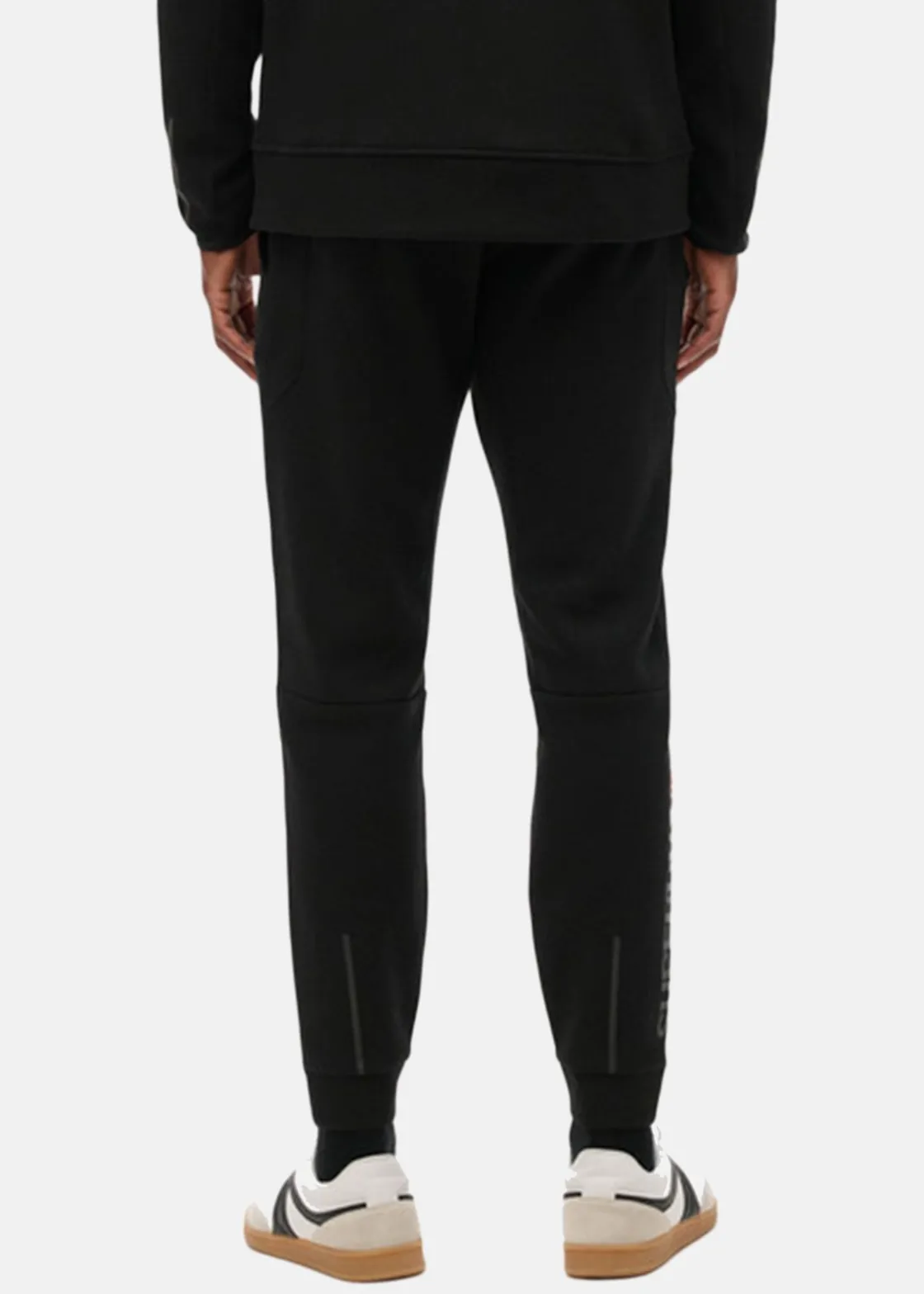 Clearance Superdry TECH LOGO TAPERED JOGGER Black