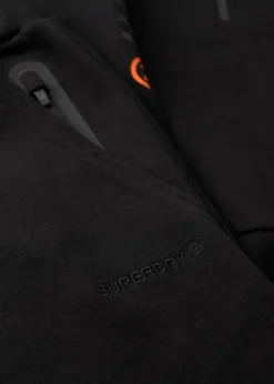 Clearance Superdry TECH LOGO TAPERED JOGGER Black