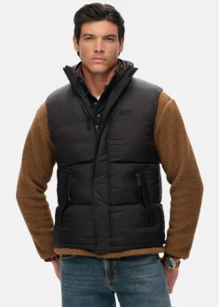Superdry TECH PADDED GILET Black