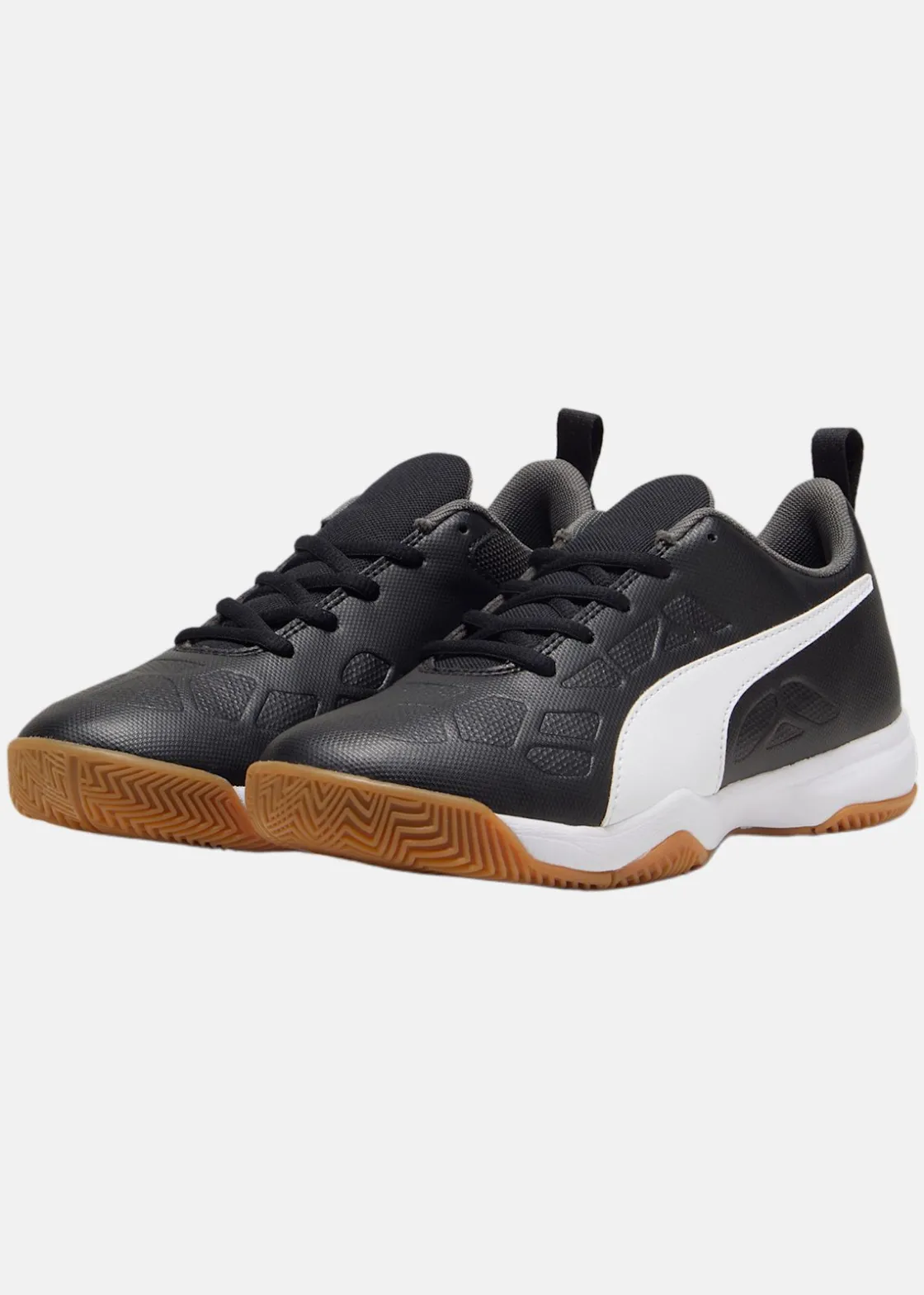 Discount Puma Tenaz Jr Puma Black-Puma White-Iron Gate-Gum