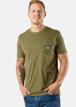 Saint Vincent Texas Tee (Bröstficka) Green