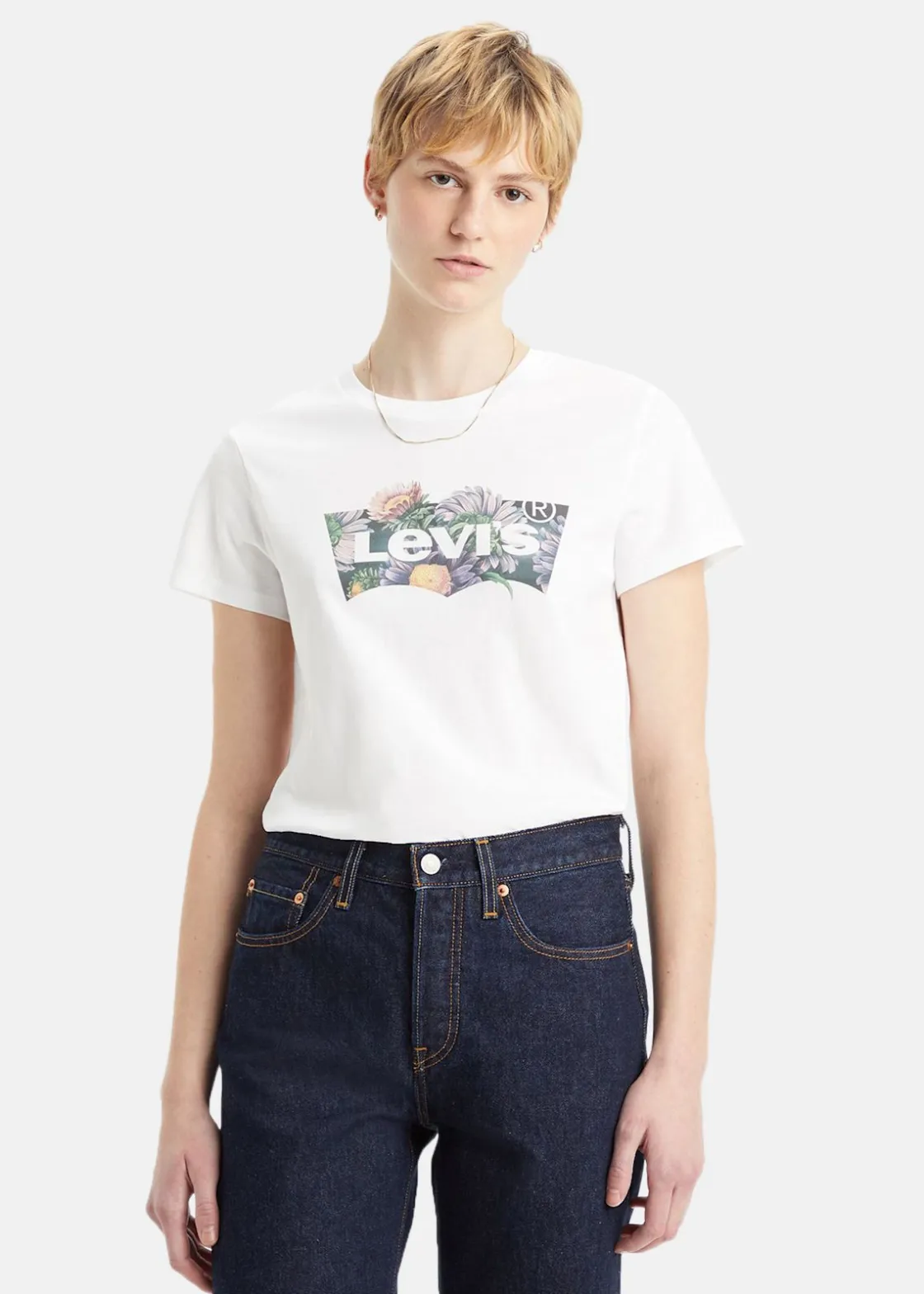 LEVI'S® THE PERFECT TEE PHOTO FLORAL S BW FLORAL
