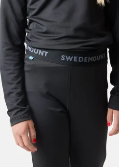 Online Swedemount Thermal Warm Baselayer Set JR Black