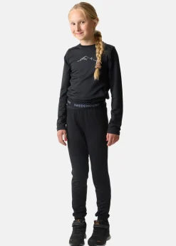 Online Swedemount Thermal Warm Baselayer Set JR Black