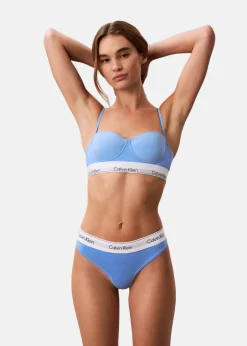 Outlet Calvin Klein THONG Blue Descent