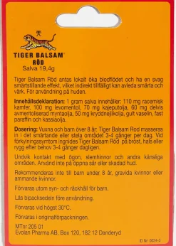 Best Jo Sport Tigerbalsam Röd