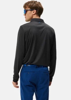 Sale J.lindeberg Tour Tech Long Sleeve Black Melange