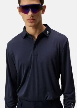 J.lindeberg Tour Tech Long Sleeve Navy Melange