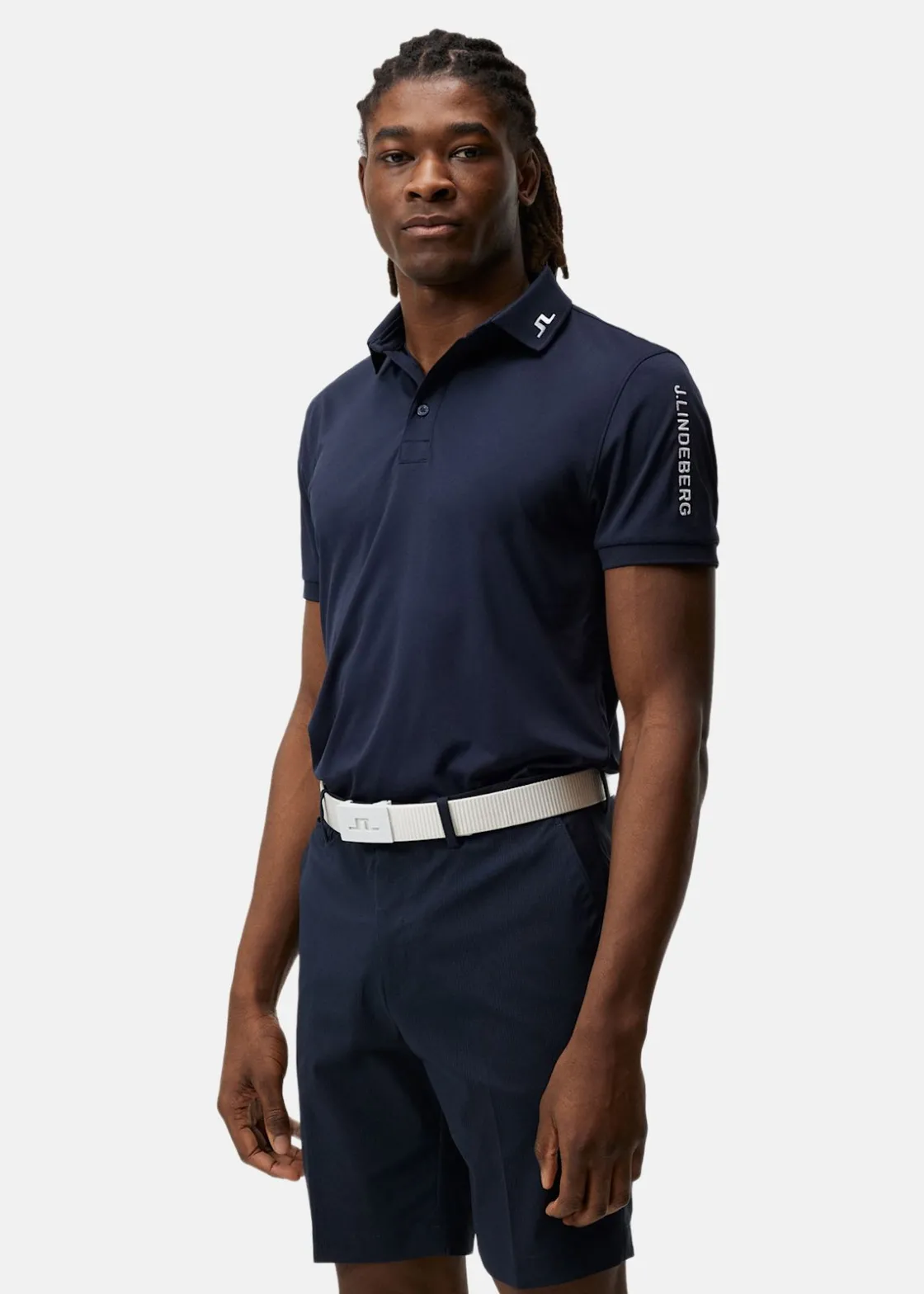 Outlet J.lindeberg Tour Tech Reg Fit Golf Polo JL Navy