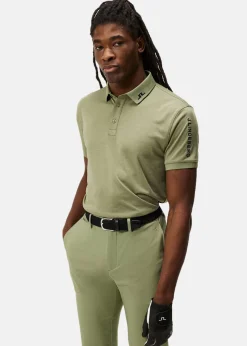 Discount J.lindeberg Tour Tech Reg Fit Polo Oil Green Melange