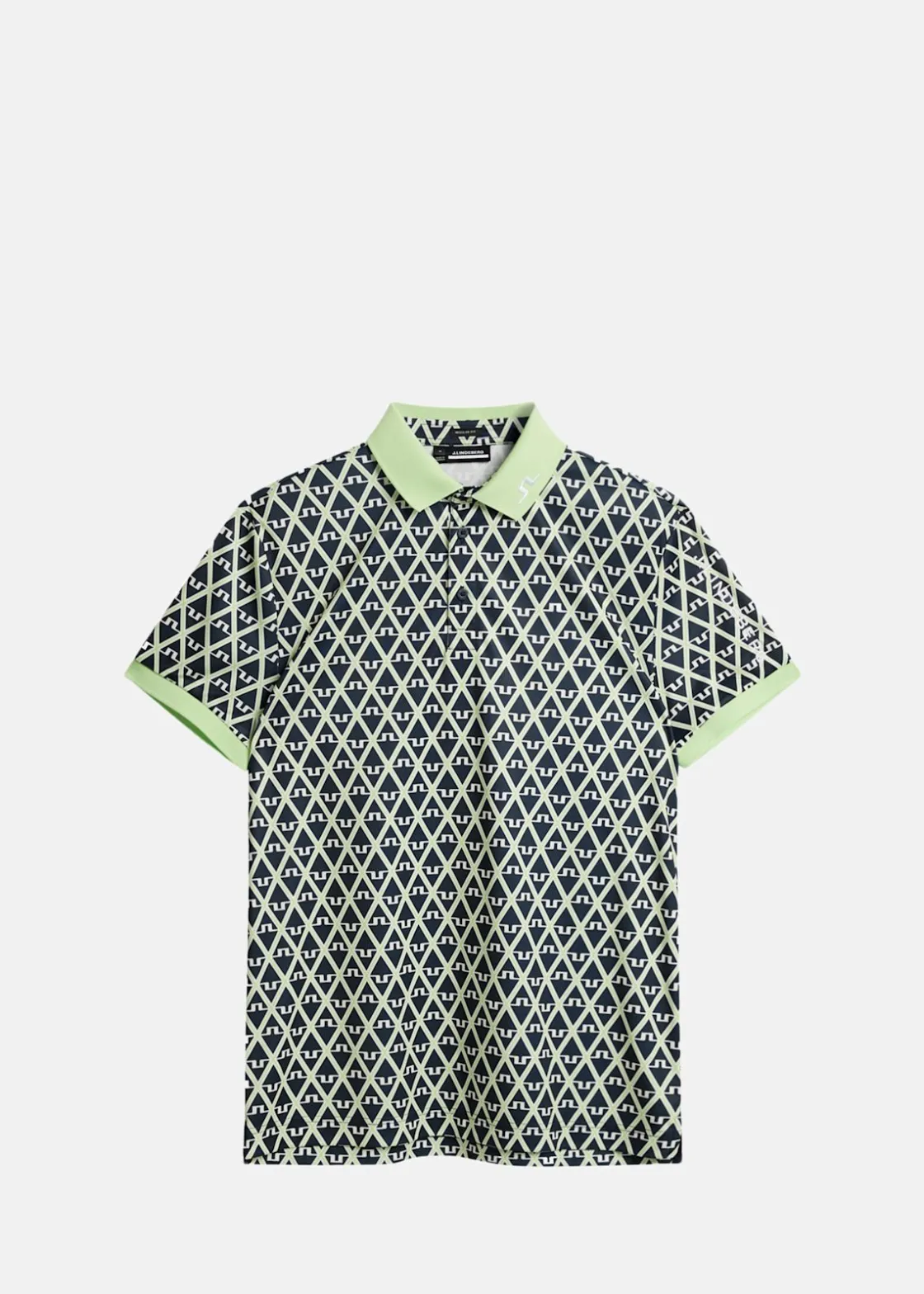 Outlet J.lindeberg Tour Tech Reg Fit Print Polo Geo JL Navy