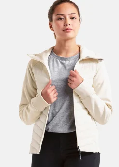 Outlet Didriksons TOVIK GIRLS HOODIE 4 Shell White