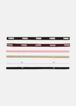 Puma TR ESS Hairbands Ruby Shimmer-Poised Pink-Lux Army