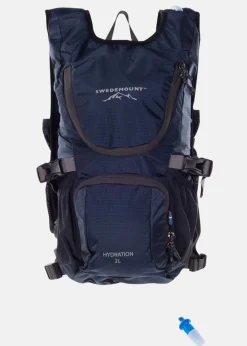 New Swedemount Track Hydration Backpack Navy/Black