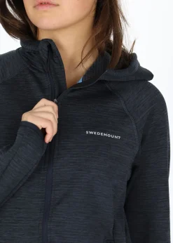 New Swedemount Trail Stretch Hood Jacket W Dk. Navy Melange/ Navy