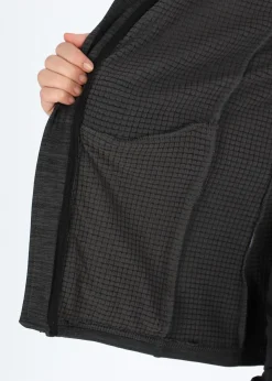 Swedemount Trail Stretch Hood Jacket W Charcoal Melange/ Black