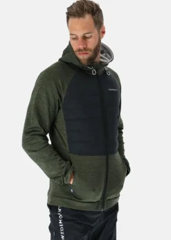 Outlet Swedemount Training Hybrid Jacket Olive Melange/Black