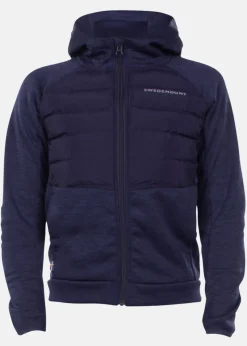 Discount Swedemount Training Hybrid Jacket JR Navy Melange/Lt. Grey Melange