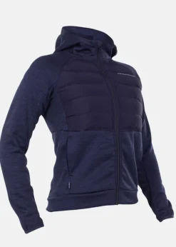 Discount Swedemount Training Hybrid Jacket JR Navy Melange/Lt. Grey Melange