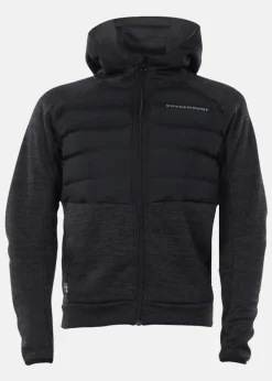 Best Swedemount Training Hybrid Jacket JR Charcoal Melange/Lt. Grey Melange