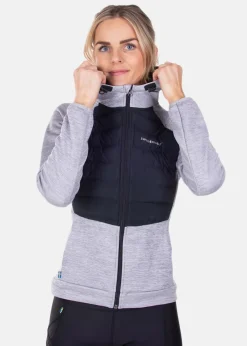 Swedemount Training Hybrid Jacket W Lt. Grey Melange/Charcoal Melange