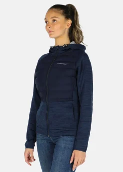 Sale Swedemount Training Hybrid Jacket W Navy Melange/Lt. Grey Melange