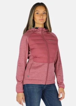 Online Swedemount Training Hybrid Jacket W Dusty Rose Melange/Lt. Grey Melange