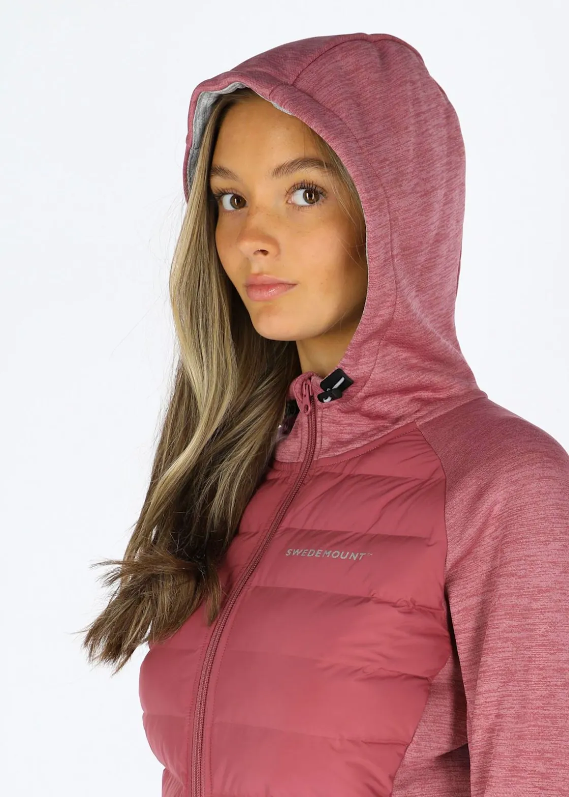 Online Swedemount Training Hybrid Jacket W Dusty Rose Melange/Lt. Grey Melange