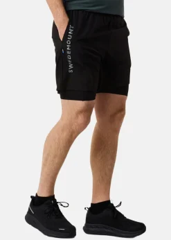 Outlet Swedemount Training 2-In-1 Shorts Black