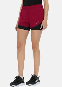 New Swedemount Training 2in1 Shorts W Burgundy
