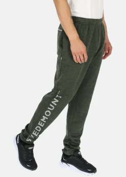Swedemount Training Logo Pants Olive Melange/Lt. Grey Melange