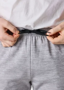 Swedemount Training Logo Pants II Lt. Grey Melange/Charcoal Melange