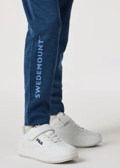 Swedemount Training Logo Pants JR II Navy Melange/Lt Blue