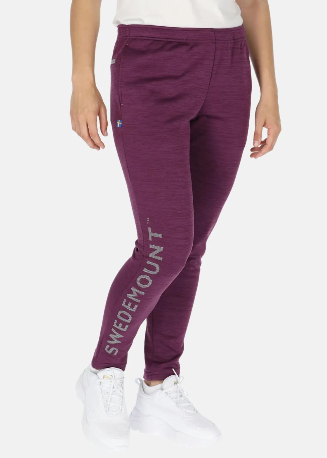 Hot Swedemount Training Logo Pants W Plum