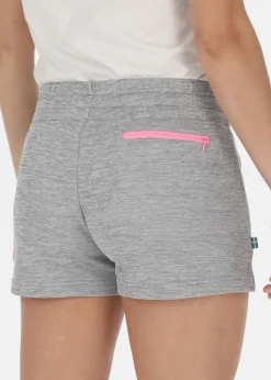 Best Swedemount Training Logo Short Shorts W Lt. Grey Melange/Lt. Pink