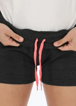 Discount Swedemount Training Logo Short Shorts W Charcoal Melange/New Pink