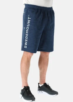 Hot Swedemount Training Logo Shorts Navy Melange/Lt. Grey Melange